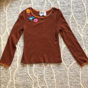 Whimsical long sleeved shirt